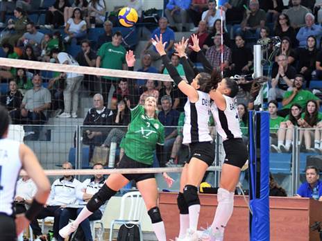 עוד ניצחון גדול לכפ''ס (קרדיט: איגוד הכדורעף)