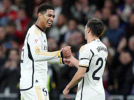 בראהים דיאס וג`וד בלינגהאם. הספרדי ייכנס לנעליו הענקיות של האנגלי? (GETTY)