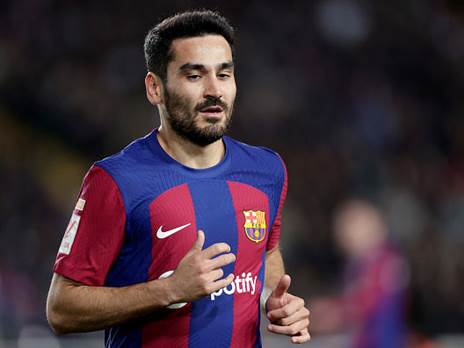 החטיא את הפנדל של ברצלונה. גונדואן (GETTY)