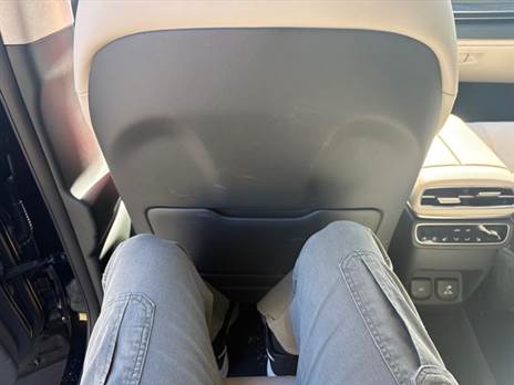 המרווח מאחור טוב, אבל לא מאוד מרשים