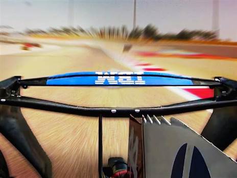 הכנף האחורית אותה ניסו בפרארי (צילום: אתר Formula 1)