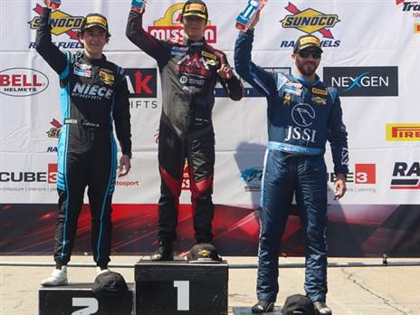 הצליח לטפס עד למקום השלישי (צילום: Chris Clark)