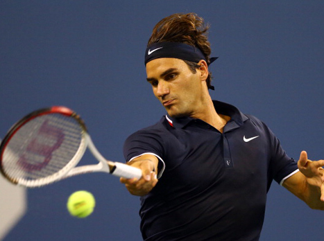 פדרר, בקושי הזיע (GETTYIMAGES)