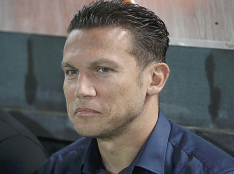 מרוכז רק בקבוצה שלו. ברק בכר (צילום: אלן שיבר)