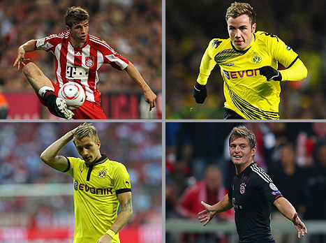 גצה, קרוס, רויס ומולר. גרמניה בעליה (gettyimages)