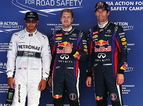 התרגל להיות ראשון. פטל עם וובר והמילטון (gettyimages)