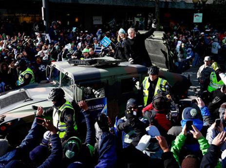 העיר סיאטל צהלה ושמחה (gettyimages)