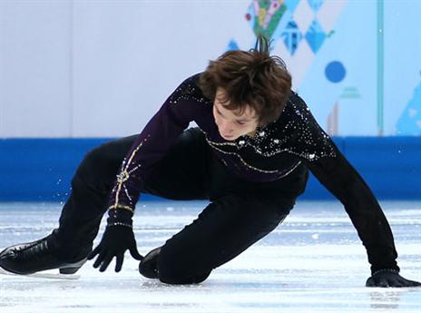 כך מאבדים נקודה שלמה. ביצ'נקו בתרגיל הגמר (gettyimages)