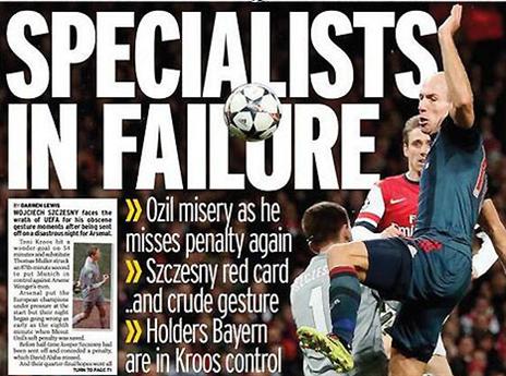 "מומחים בכשלון". שער ה-"מירור"