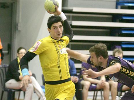 בדרך לנבחרת. בוסקוביץ' (צילום: דוד פליגל, איגוד הכדוריד)