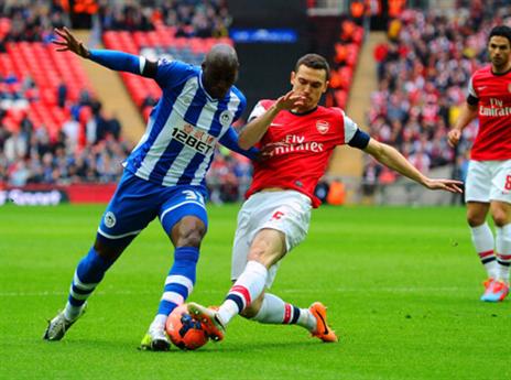 מחזיקת הגביע נלחמה מהרגע הראשון (GETTYIMAGES)
