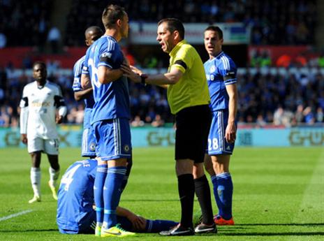 שחקני צ'לסי לחצו... (gettyimages)