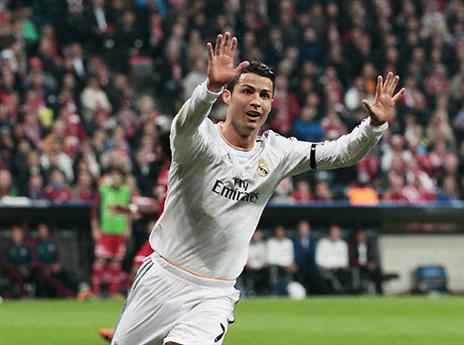 עבד הרבה על החגיגה. רונאלדו (gettyimages)