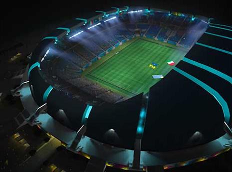 גם האצטדיונים זכו להעתק מושלם