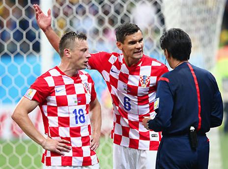 בקרואטיה זעמו על הפנדל הגבולי (GETTYIMAGES)