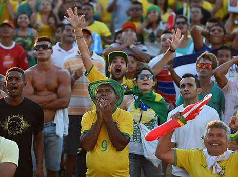 חלק ישבו על טריבונות (gettyimages)