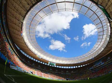 אצטדיון מאנה גאריצ'ה בברזיליה (GETTYIMAGES)
