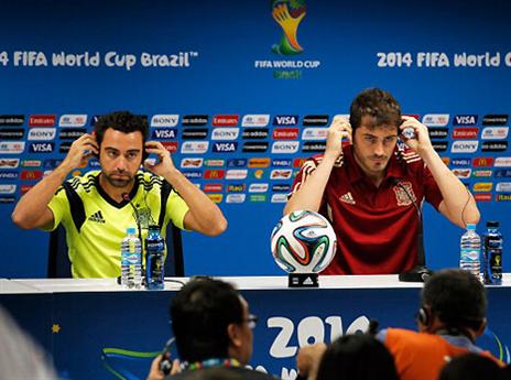 קסיאס וצ'אבי. יריבים וחברים (gettyimages)