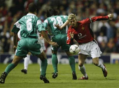 גם את בקהאם הוא פגש (GETTYIMAGES)