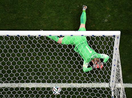 ורגע האכזבה בסיום.. (gettyimages)