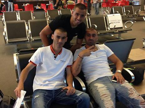 שריקי, רול וערן לוי בשדה התעופה