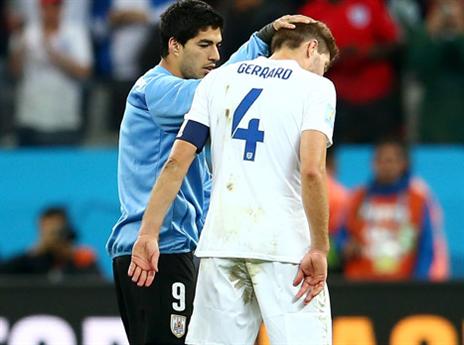 סיום עצוב. עם סוארס במונדיאל (gettyimages)