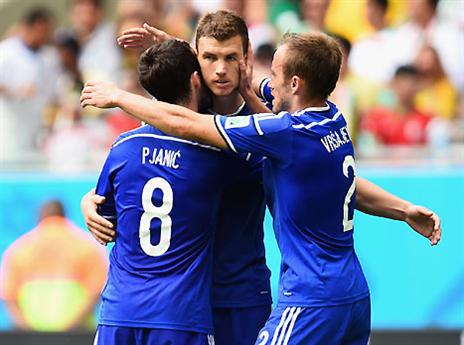 דז'קו חוגג. בוסניה מוכנה (gettyimages)