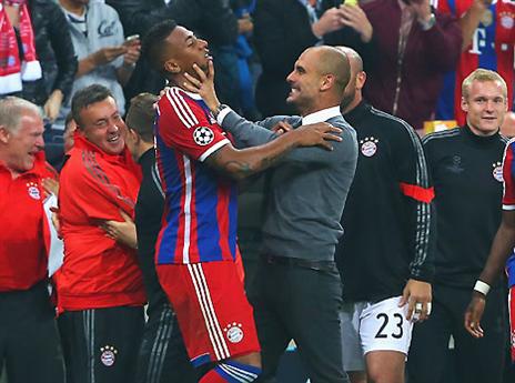 שמחה כמו ביימים ההם בקאמפ נואו. פפ על הקווים (gettyimages)