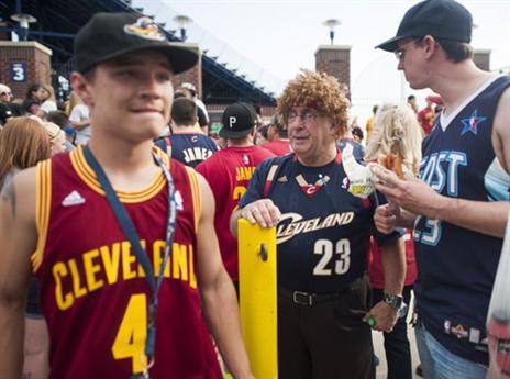 קליבלנד כבר בהיסטריה (GETTYIMAGES)