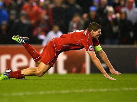 ג'רארד. בזינוק לליגה האירופית (gettyimages)