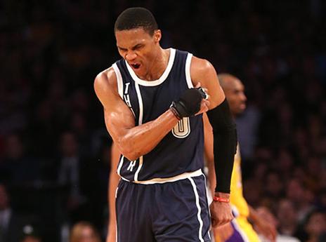 ווסטברוק. הסתדר בלי דוראנט (getty)