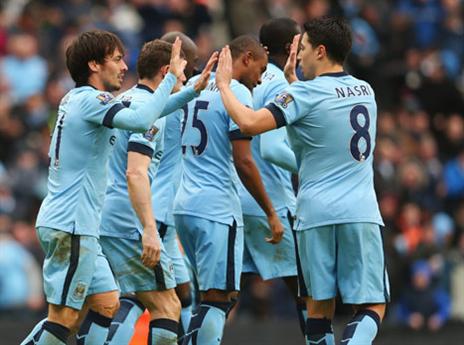 סיטי נושפת בעורף של מוריניו (getty)