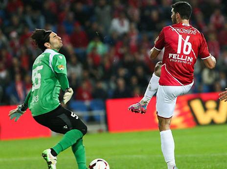 חיימוב היה מעורב באירוע בסיום (צילום: עודד קרני)