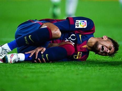 ניימאר, עדיין מתאושש מהמכה הזו (gettyimages)