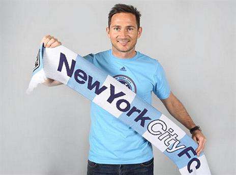 מהלך עם טעם רע. למפארד מוצג בניו יורק (צילום מתוך טוויטר)