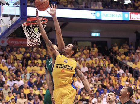 הפעם האחרונה שחיפה היתה בהיכל, מכבי חגגה אליפות (צילום: אלן שיבר)