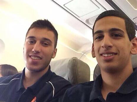 אבו ערישה ובלאט (צילום: דף הפייסבוק של אבו ערישה, ירון מיכאלי)