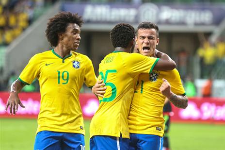 החגיגות אחרי השער, קוטיניו והחברים (gettyimages)