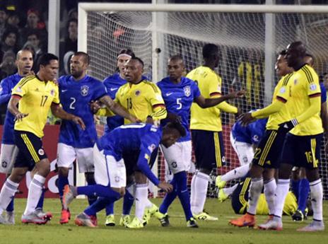 מהומה בסיום (AFP)