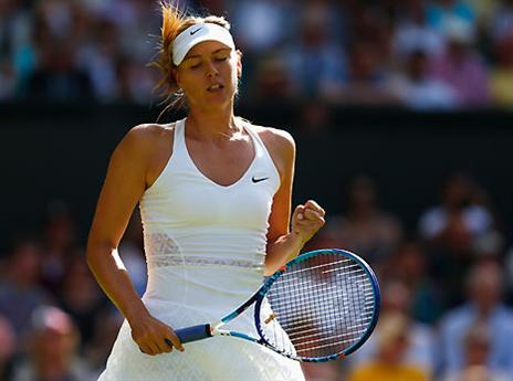 שראפובה. הרחק מאחור, אבל עדיין במקום השני (gettyimages)