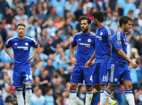 שחקני צ'לסי נראים אבודים (Getty)