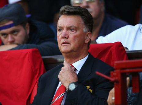 ואן חאל. נשיקה ממנו? לא להיט (Getty)