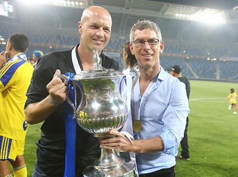 "תוצאה של תהליך". עם קרויף בגמר הגביע אשתקד (אלן שיבר)