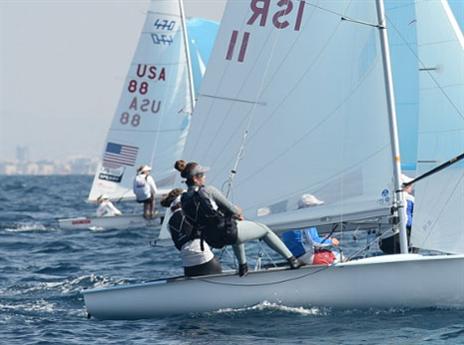 בר-עם ושושן באליפות (עמית שיסל, באדיבות איגוד השייט)