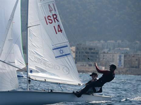 סיימו את שיוטי היום במקומות 21 ו-24. לוין ופרויליך (עמית שיסל, איגוד השייט)