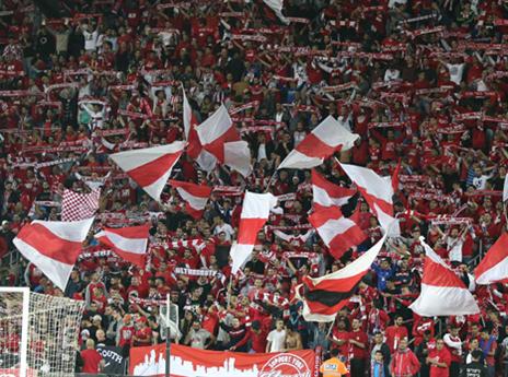 חלק מהשינוי. האוהדים באצטדיון בב"ש (אלן שיבר)