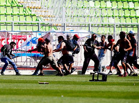 המהומות על הדשא (Getty)