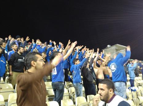 אוהדי פ"ת מרוצים בגרונדמן