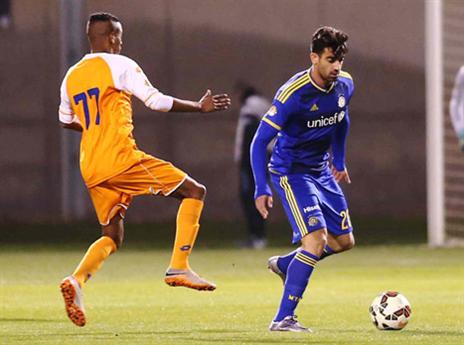 בן הרוש מול בריהון. המגן הורחק (צילום: אלן שיבר)