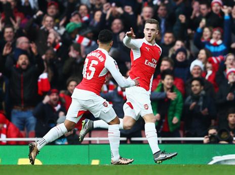 צ'יימברס חוגג את השער (getty)